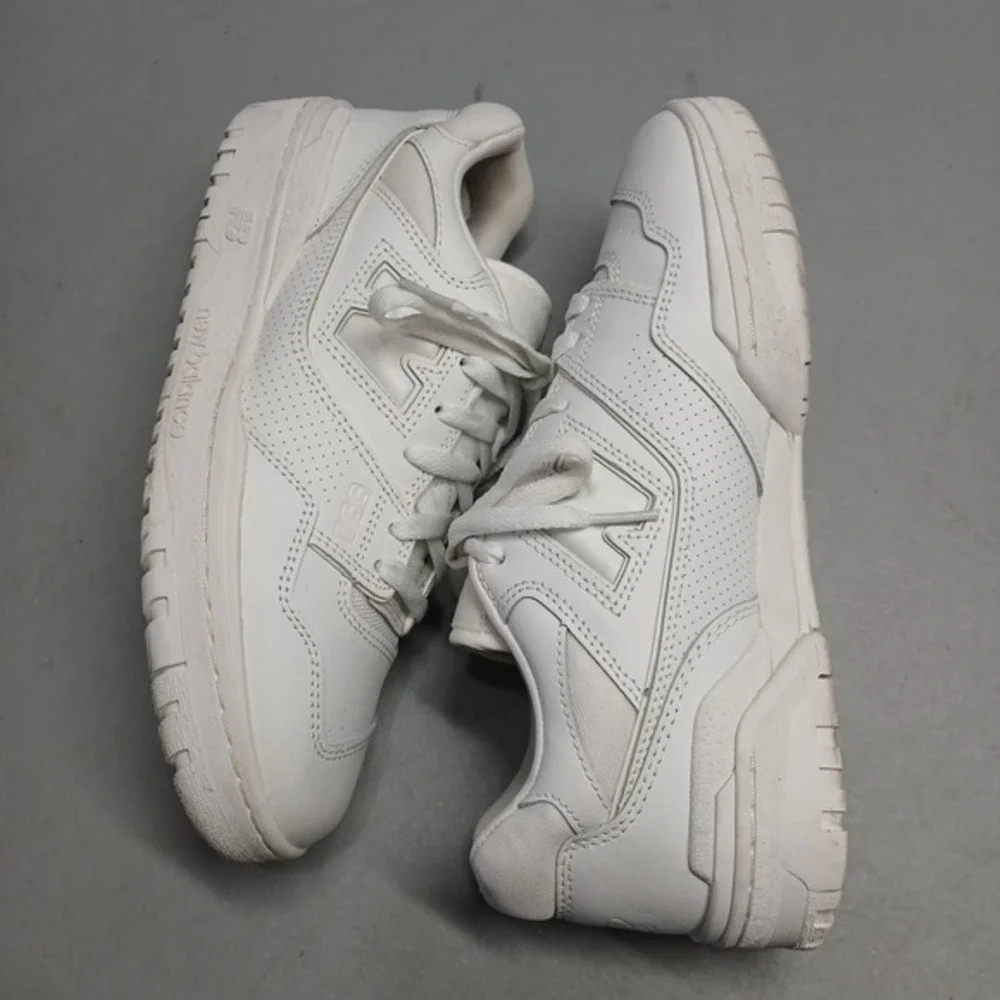 New Balance 550 Platform Sneakers Mens Size 8.5 White Athletic Lace‎ Up BB550WWW